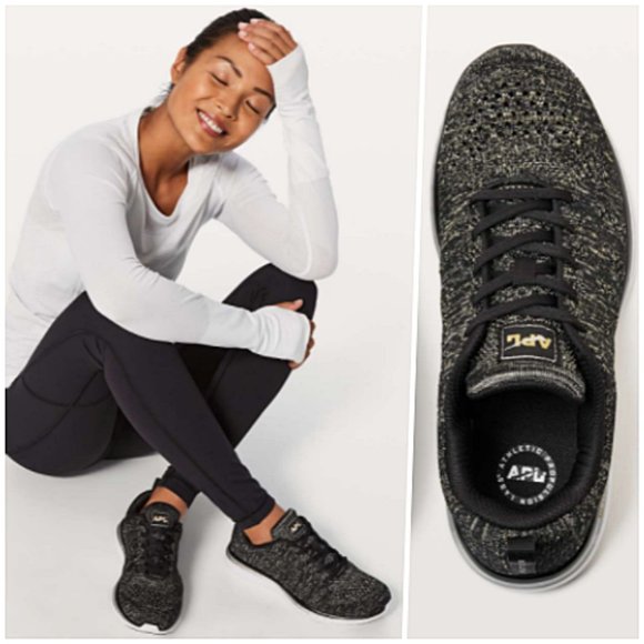 APL Shoes - APL Lululemon TechLoom Pro Shoe Metallic Black 5.5